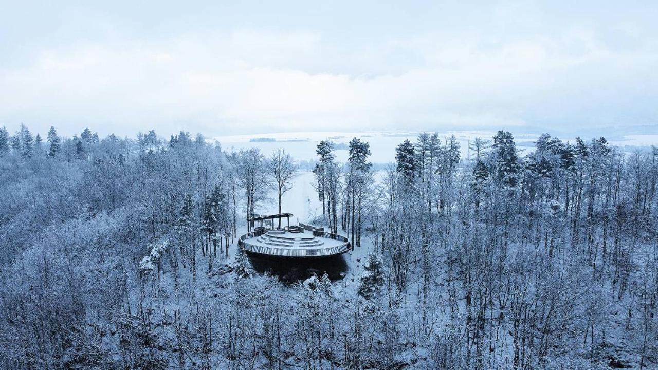 Modraszkowe Domki Villa Radkow Exterior photo